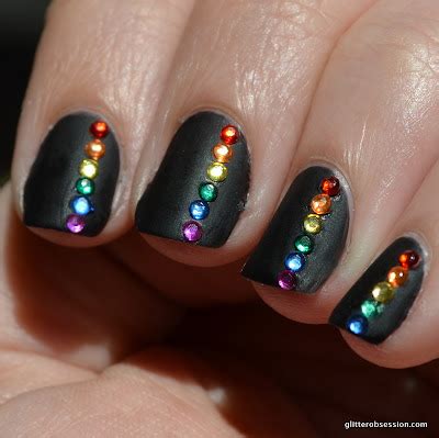 glitter obsession: 31DC2013: Day 9 Rainbow Nails