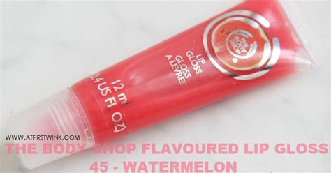 The Body Shop flavoured lip gloss 45 - Watermelon review