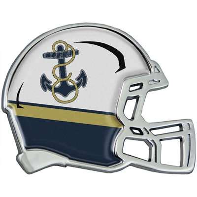 Navy Midshipmen Auto Emblem - Helmet