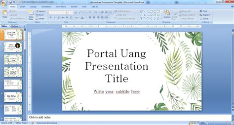 Download Template Ppt Simple Dan Menarik Garis - IMAGESEE