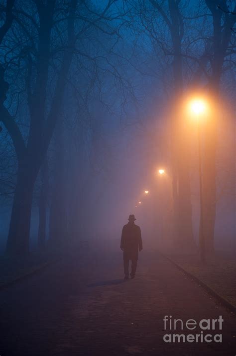 Mysterious Man In Fog Photograph by Lee Avison - Fine Art America