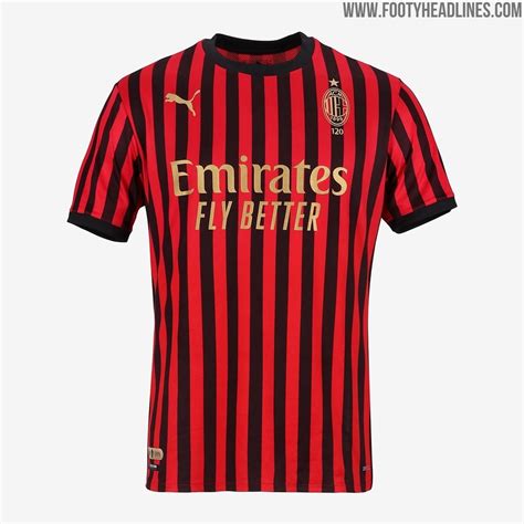 Classy AC Milan 120th Anniversary Kit + Collection Released - Jersey ...