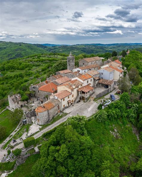 Hum, the smallest town in the world. Croatia