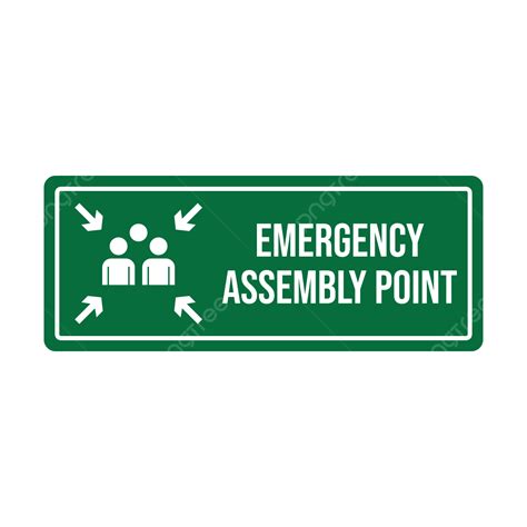 Emergency Assembly Point Signs PNG, Vector, PSD, And, 59% OFF