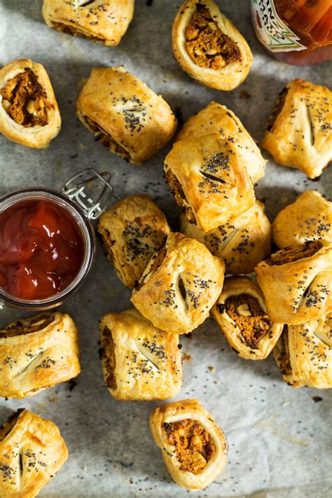 Vegan sausage rolls - Lazy Cat Kitchen