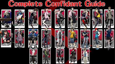 Persona 5 Royal: Complete Confidant Guide - YouTube