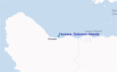 Honiara, Solomon Islands Tide Station Location Guide