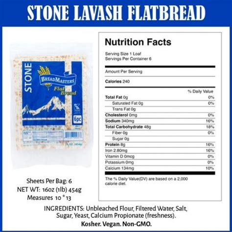 Stone Lavash Flatbread – Breadmasters ARA-Z Inc