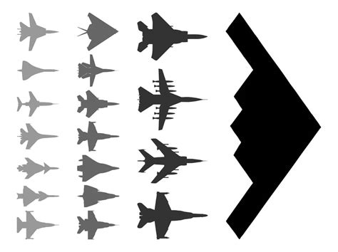 Fighter Jet Silhouette Vector at Vectorified.com | Collection of Fighter Jet Silhouette Vector ...