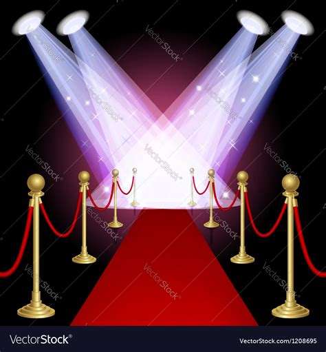 Red carpet Royalty Free Vector Image - VectorStock