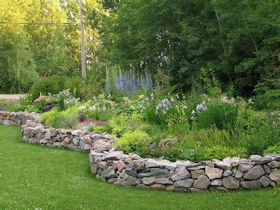 DIY Stone Flowerbeds | House by the Bay Design