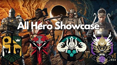 For Honor All Characters/Heroes Showcase and Beginner Tier list 2021 ...