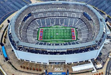 MetLife Stadium Seating Chart with Rows and Seat Numbers 2024