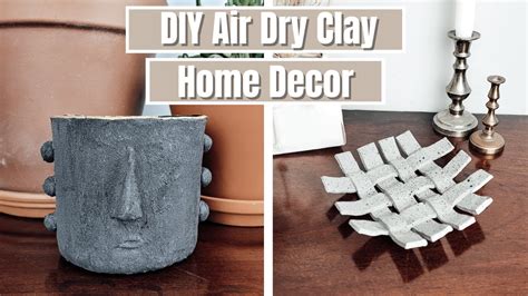 DIY Home Decor Air Dry Clay Projects | Easy To Make And Budget Friendly ...