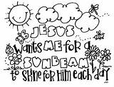 Melonheadz LDS Illustrating Sunbeam coloring Page sketch template
