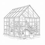 Greenhouse Colorear Wallis Printable Milne Sketch Coloring Page sketch template