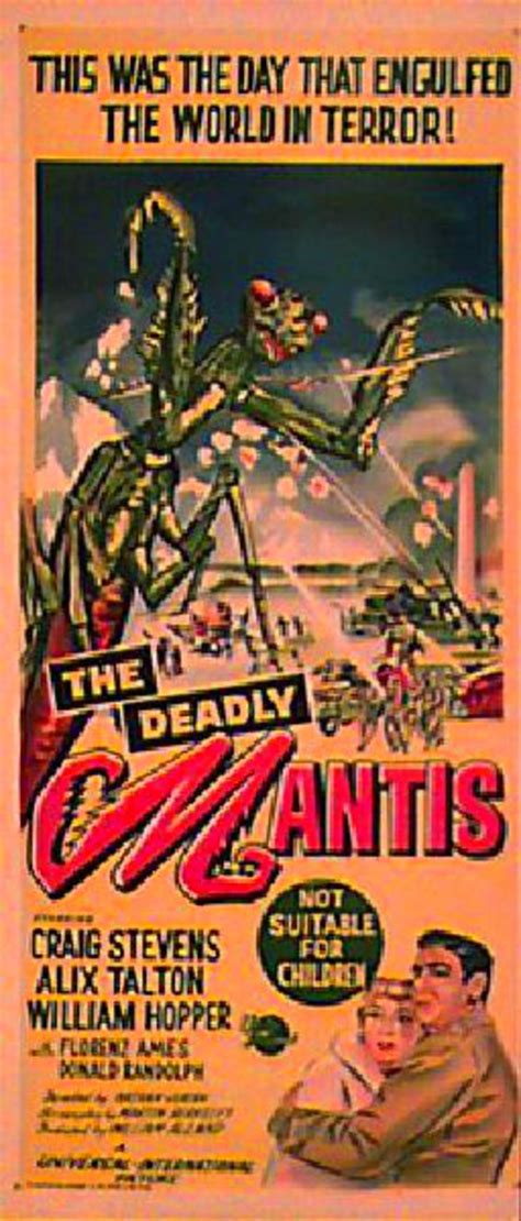 The Deadly Mantis 1957 Australian Daybill Poster - Posteritati Movie ...