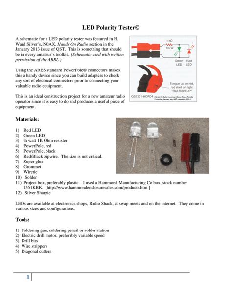 LED Polarity Tester