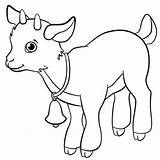 Goat Coloring Pages Kids Cartoon Print Boer Mountain Printable Color  sketch template