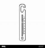 Thermometer Coloring Page sketch template