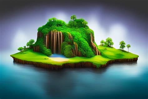 Drawing Fantasy Landscapes: Floating Island Guide