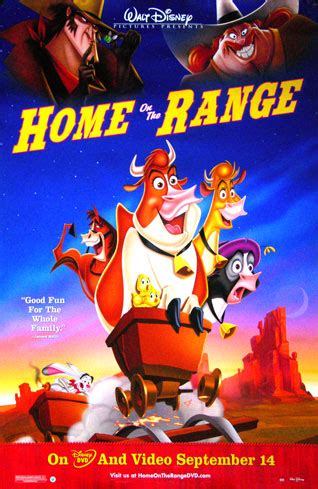 Home on the Range movie poster [Walt Disney] 26x40 video version