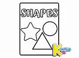 Coloring Shapes For Kids Printable Pages sketch template
