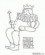 Old King Cole Coloring Page Pages sketch template