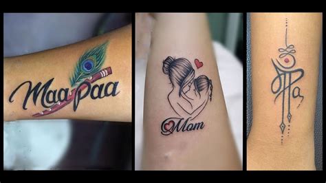 Maa Paa Tattoo Design || Tattoo || Latest Tattoo Design 2019 || - YouTube