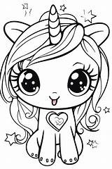60  Unicorn Kids Coloring Pagesinstant DOWNLOAD sketch template