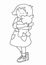Sarah From Caillou coloring Page  Download Print Or Color Online For Free sketch template