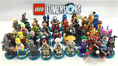 LEGO Dimensions Collection: ALL 37 Characters (up to Wave 3!) - YouTube