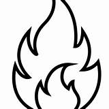 Printable Fire Flames Coloring Pages sketch template