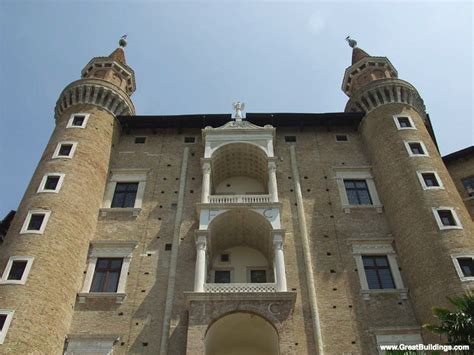 Ducal Palace, by Luciano Laurana, at Urbino, Italy, 1468 | Building images, Building, Famous ...