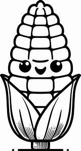 Corn Coloring Pages  ColoringDraftcom sketch template