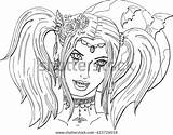  25 Vampire Girl Coloring Pages Enjoyable Images Ideas sketch template