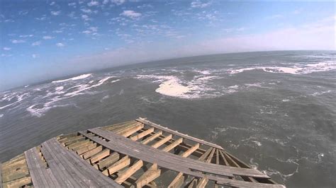 Rodanthe Pier after the storm - YouTube