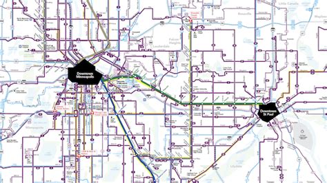 Minneapolis Public Transit Map - Charis Augustina