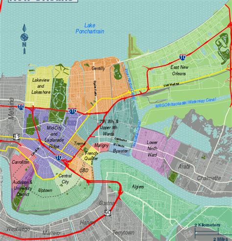 File:New Orleans districts map.svg - Wikitravel Shared