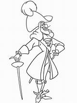 Printable Captain Hook Coloring Pages Free For Kids And Adults sketch template
