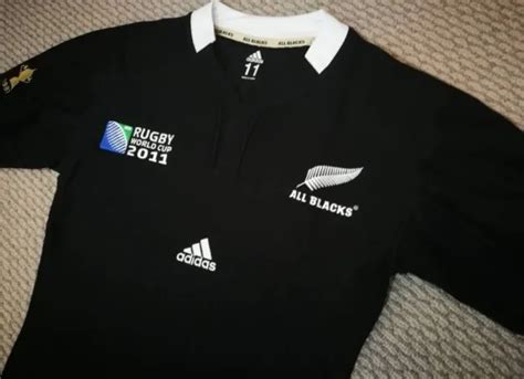 ALL BLACKS RUGBY World Cup 2011 Player Issue Jersey Rwc Shirt $242.76 - PicClick