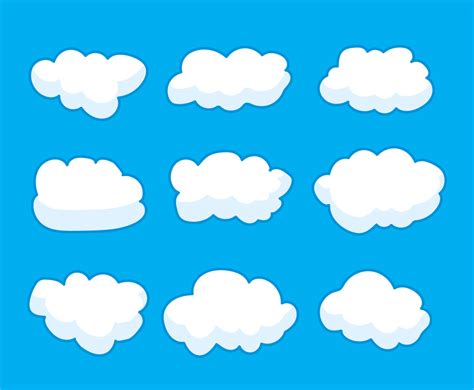 Cartoon Clouds Vector Vector Art & Graphics | freevector.com