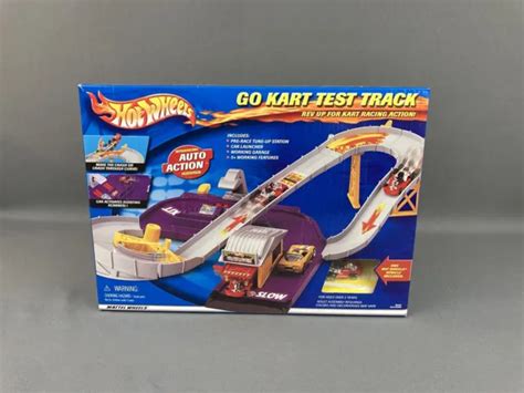 HOT WHEELS GO Kart Test Track with Red Go Kart #88462 Sealed NIB $42.50 - PicClick