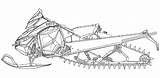 Arctic Cat Snowmobile Pages Coloring sketch template