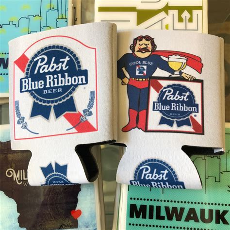 Pabst Blue Ribbon Cool Blue Koozie – Urban Milwaukee: The Store