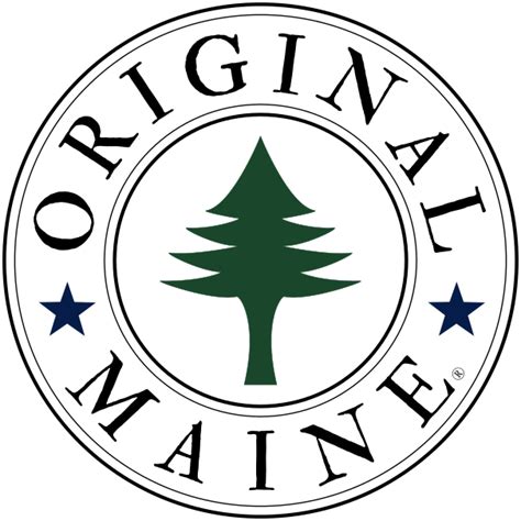 Original Maine Flag Sticker — Original Maine - hats, shirts, stickers ...