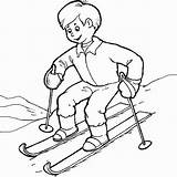 Skiing Coloring Pages  Best For Kids sketch template