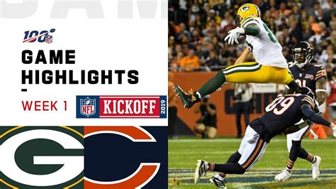 Packers vs. Bears Week 1 Highlights | NFL 2019 - YouTube