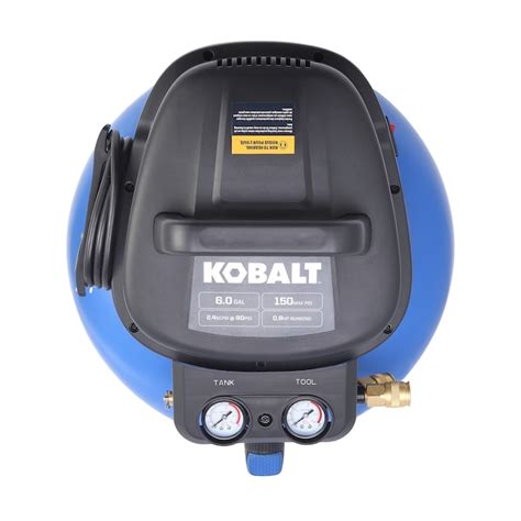 Kobalt 6-Gallon Portable Electric 150 PSI Pancake Air Compressor in the ...