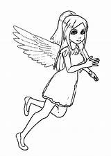 Sad Fairy Coloring Page  Free Printable Pages For Kids sketch template